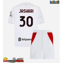 Camisa de Futebol AC Milan Ardon Jashari #30 Equipamento Secundário Infantil 2026-27 Manga Curta (+ Calças curtas)